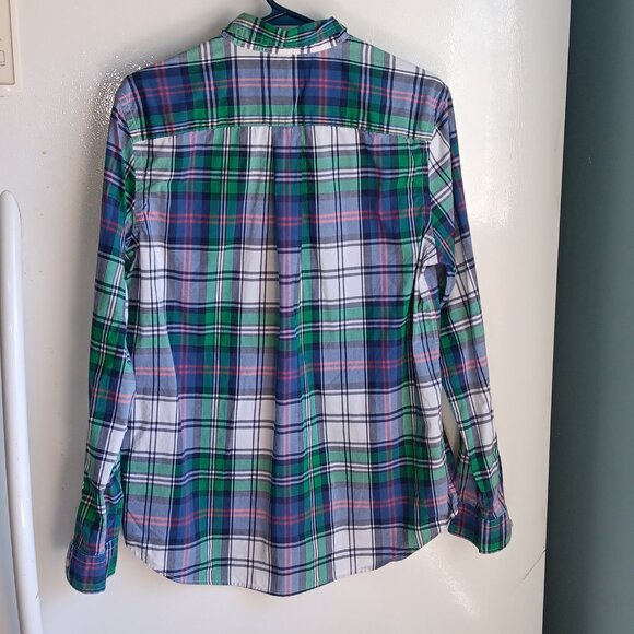 Mens Ralph Lauren Natural Stretch Long Sleeve Plaid Shirt Size XL‎ 18/20 C7 - Picture 4 of 7